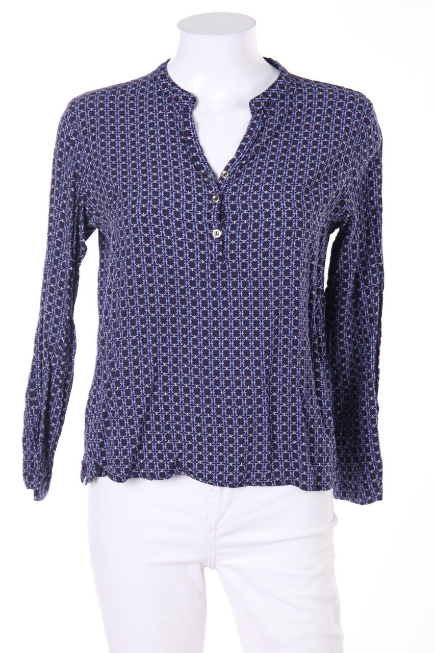 SECONDHAND - Bluse mit Print - D 36