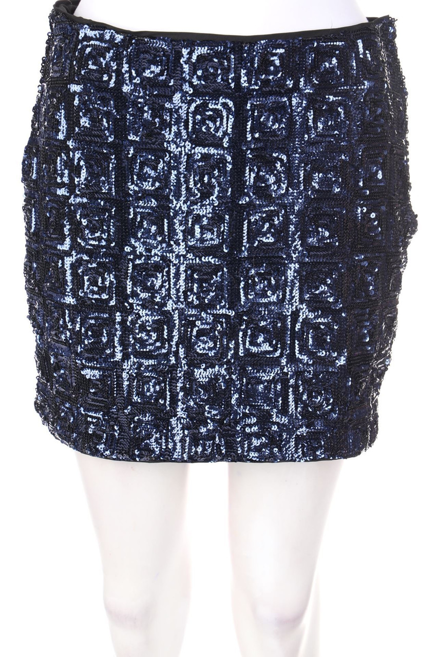 H&M - Pailletten-Minirock - D 38