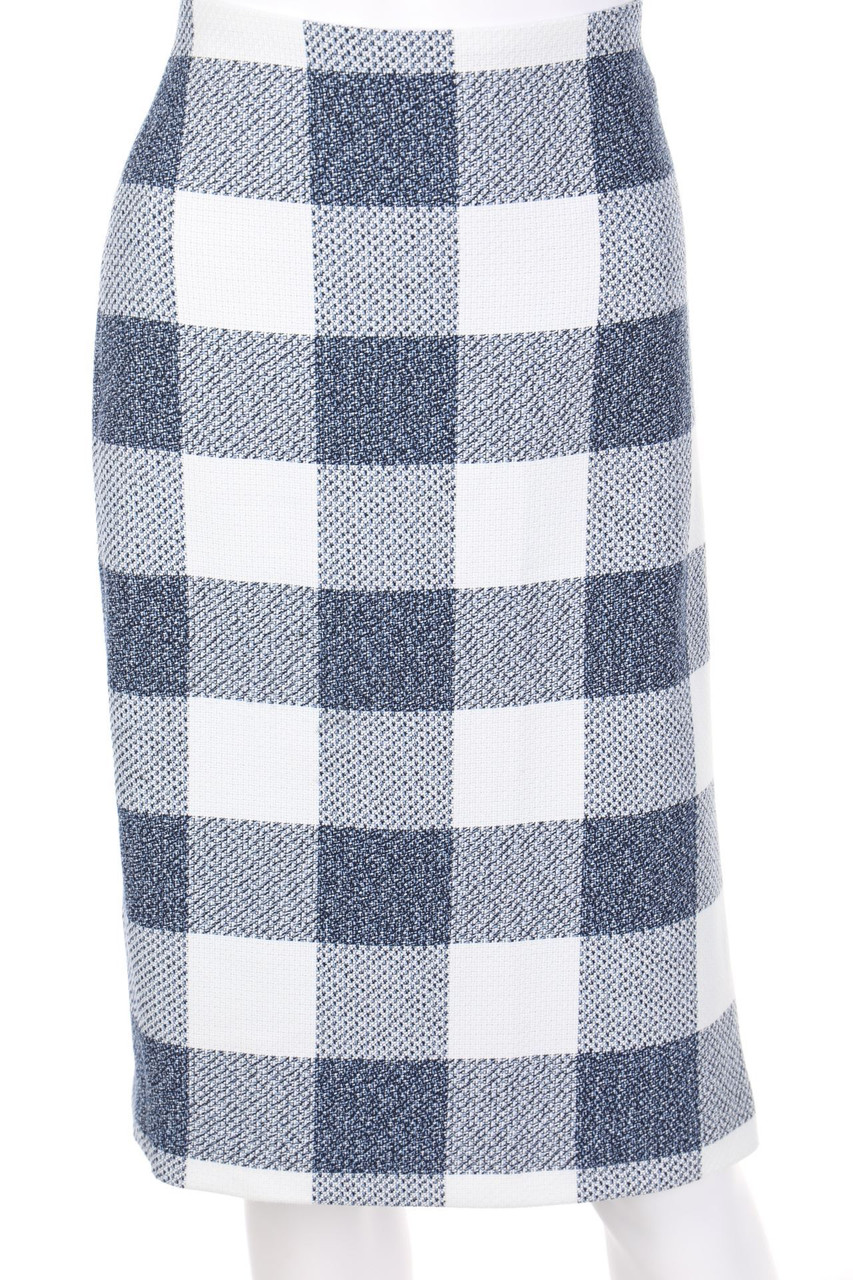 BANANA REPUBLIC - Karo-Rock mit Schlitz - D 32