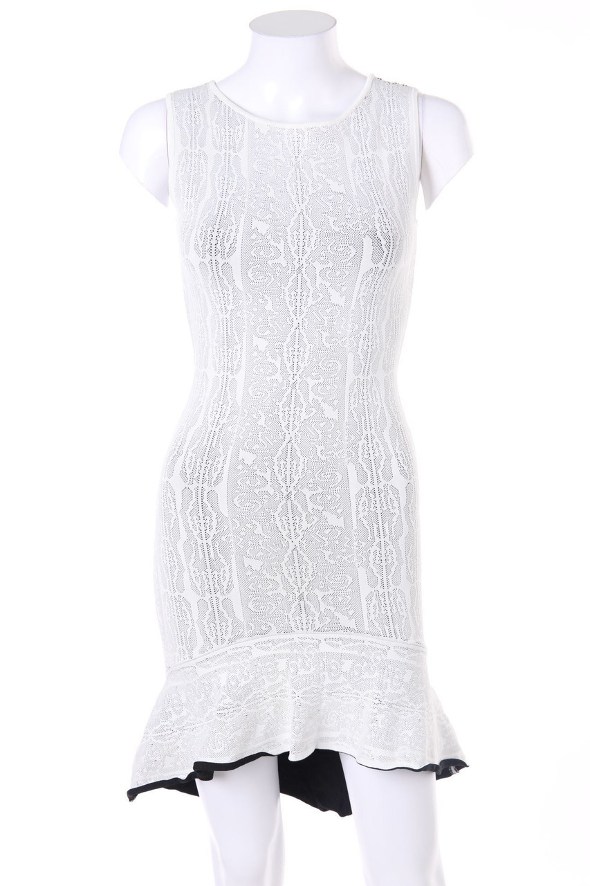 BCBG MAXAZRIA - Kleid mit Volants - XXS