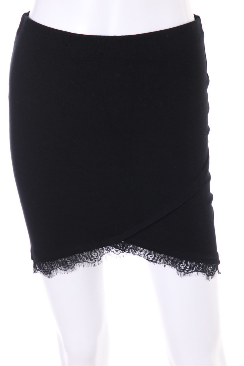 Pimkie COLLECTION - Minirock mit Spitzen-Einsatz - XS