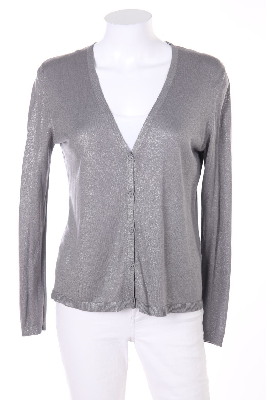 s.Oliver - Cardigan mit Metallic-Effekt - D 38