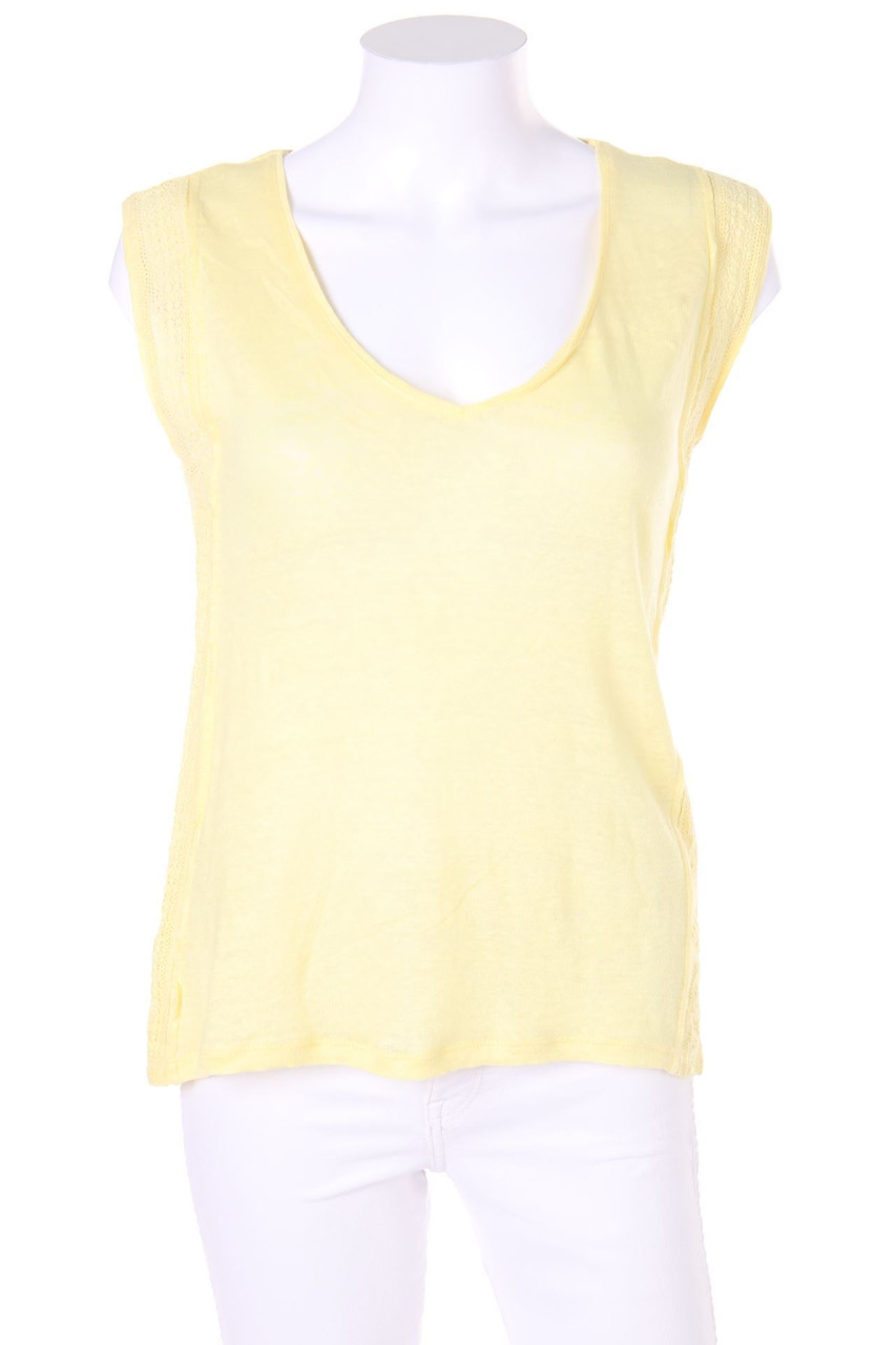 AVANT PREMIERE - Top mit Lochstrick-Details - S