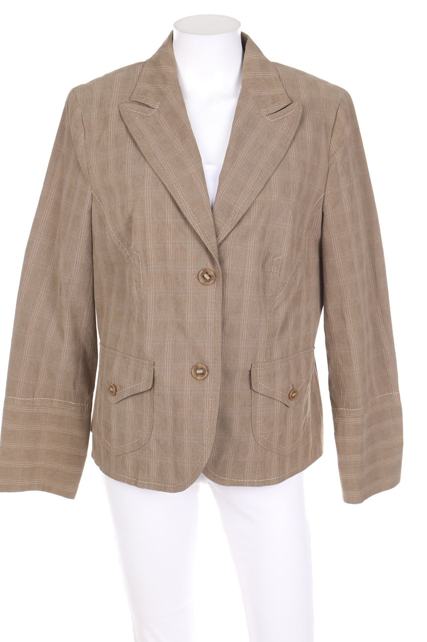 LUISA CERANO - Blazer mit Karo-Muster - D 44