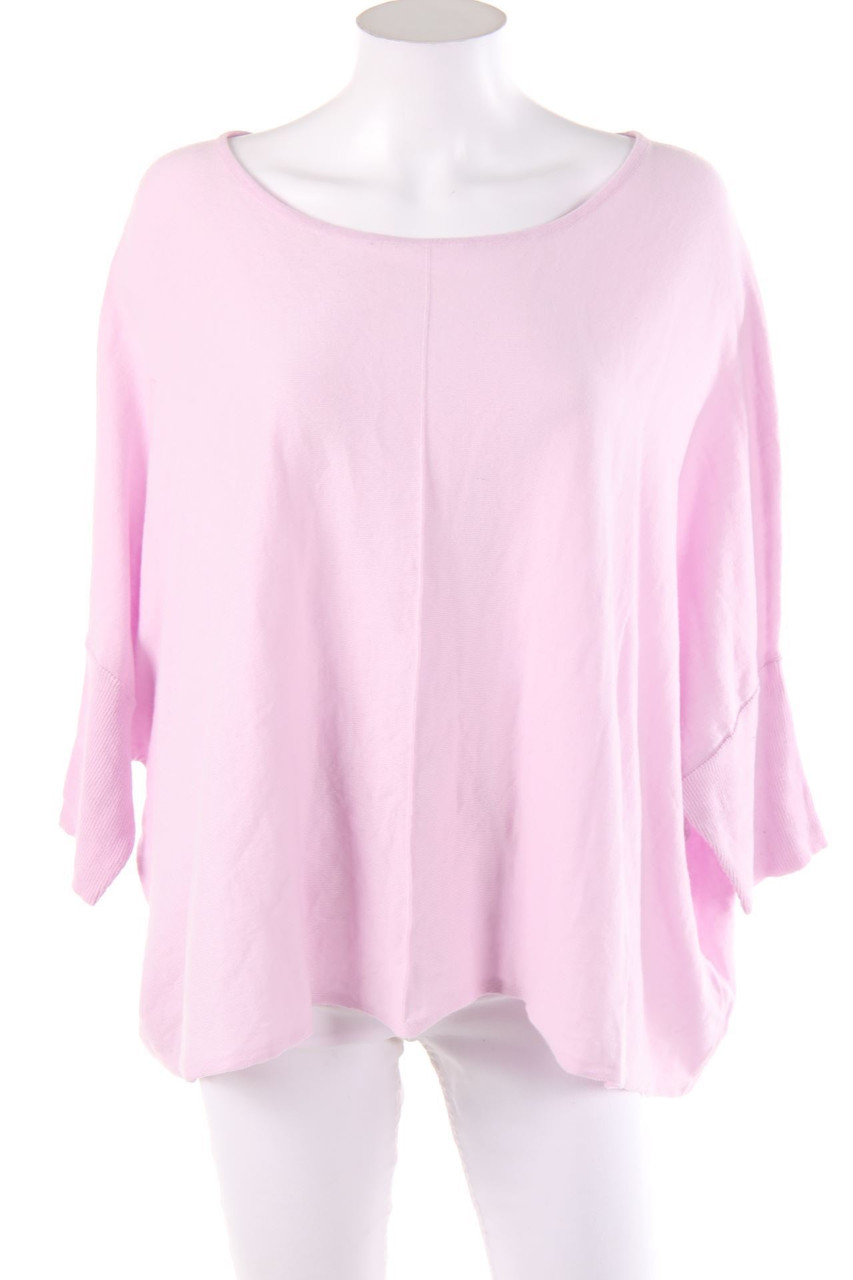 eve in paradise - Batwing-Pullover aus Baumwolle - L