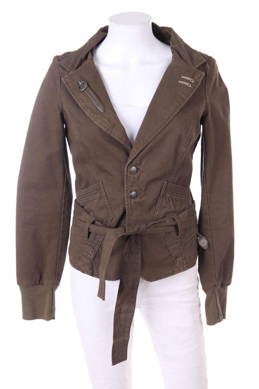 DIESEL - Blazer mit Logo-Plakette - M