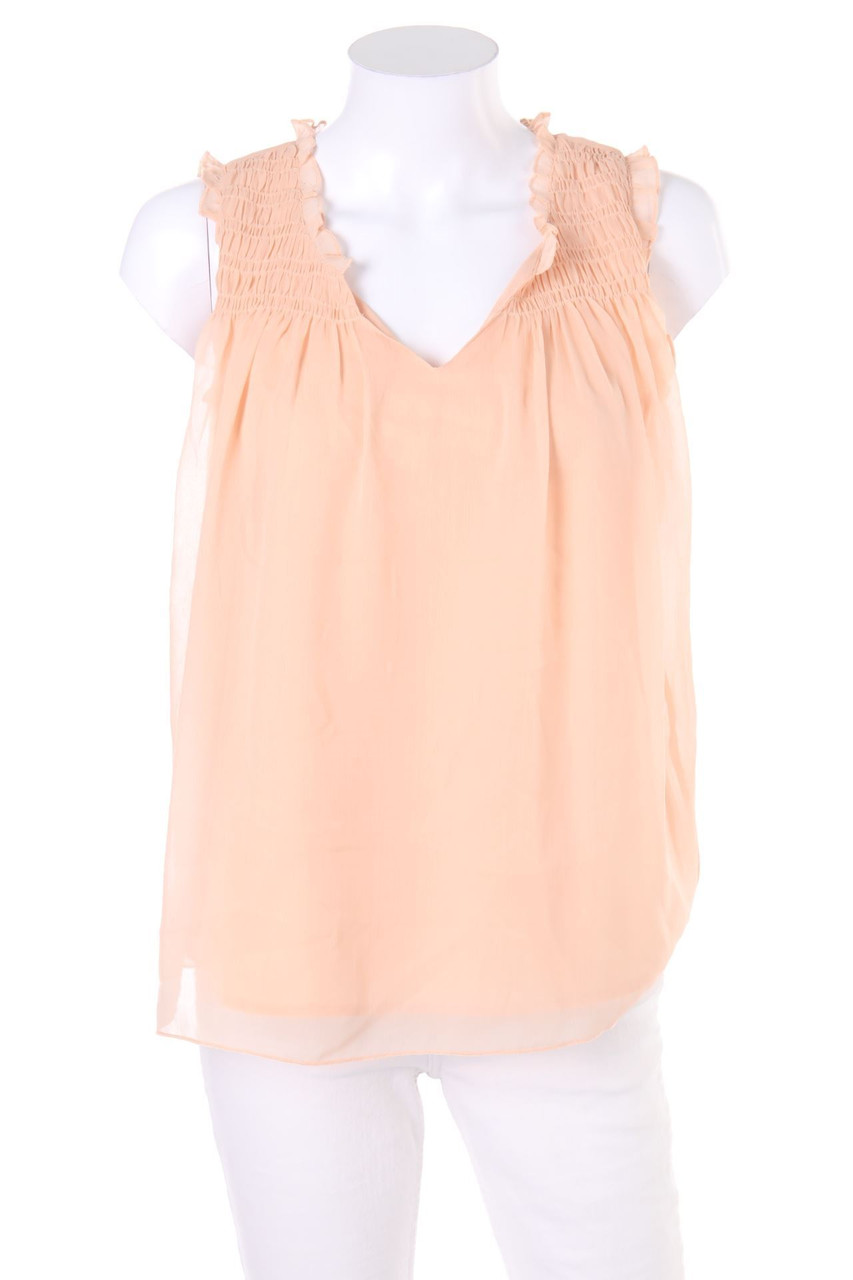 VILA - Blusentop mit Rüschen - S