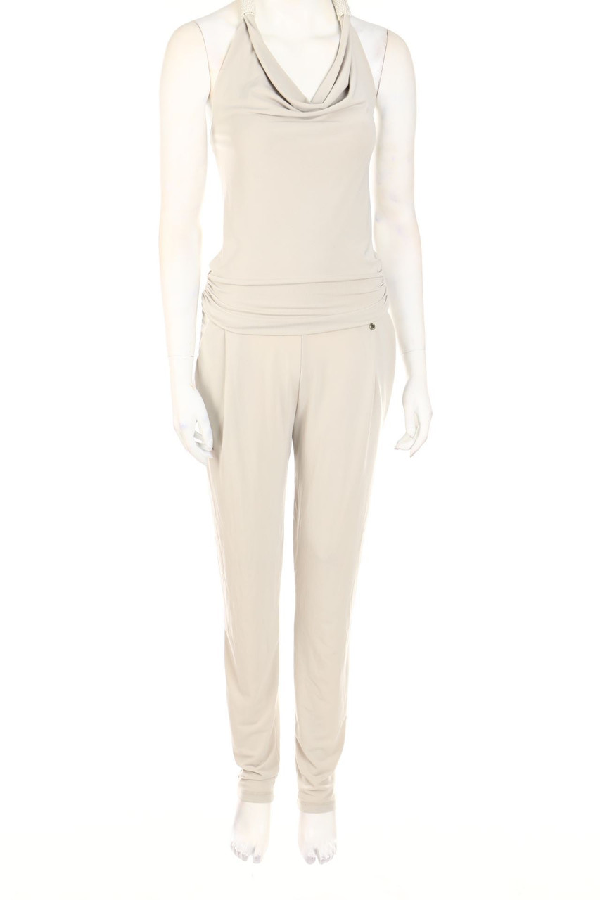 RINASCIMENTO - Neckholder-Jumpsuit mit Perlen - M