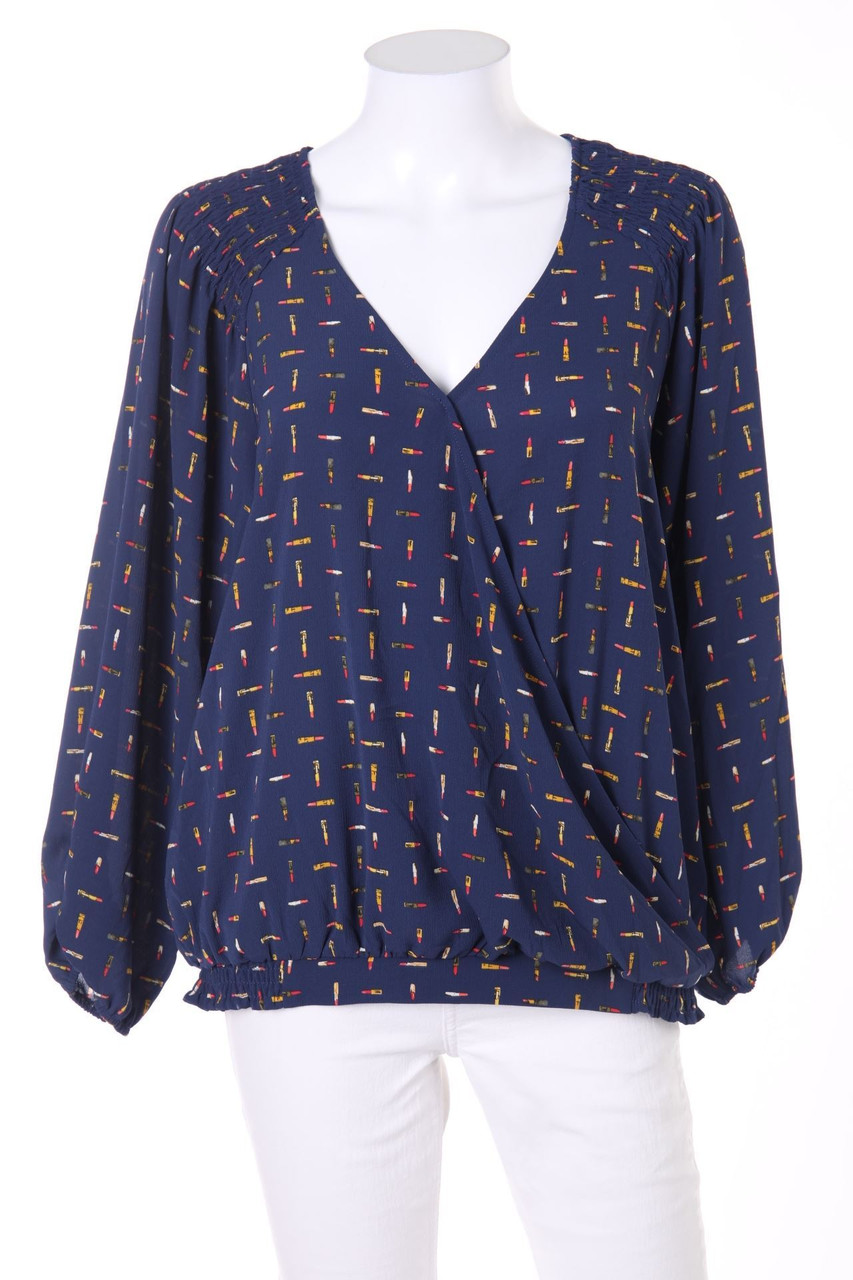 MORGAN - Bluse in Wickel-Optik - D 40