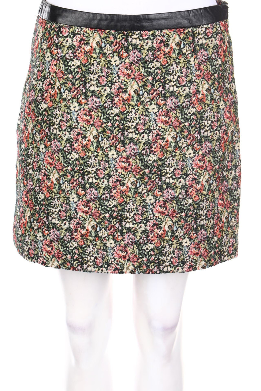 MORGAN - Minirock mit Kunstleder-Details - D 38