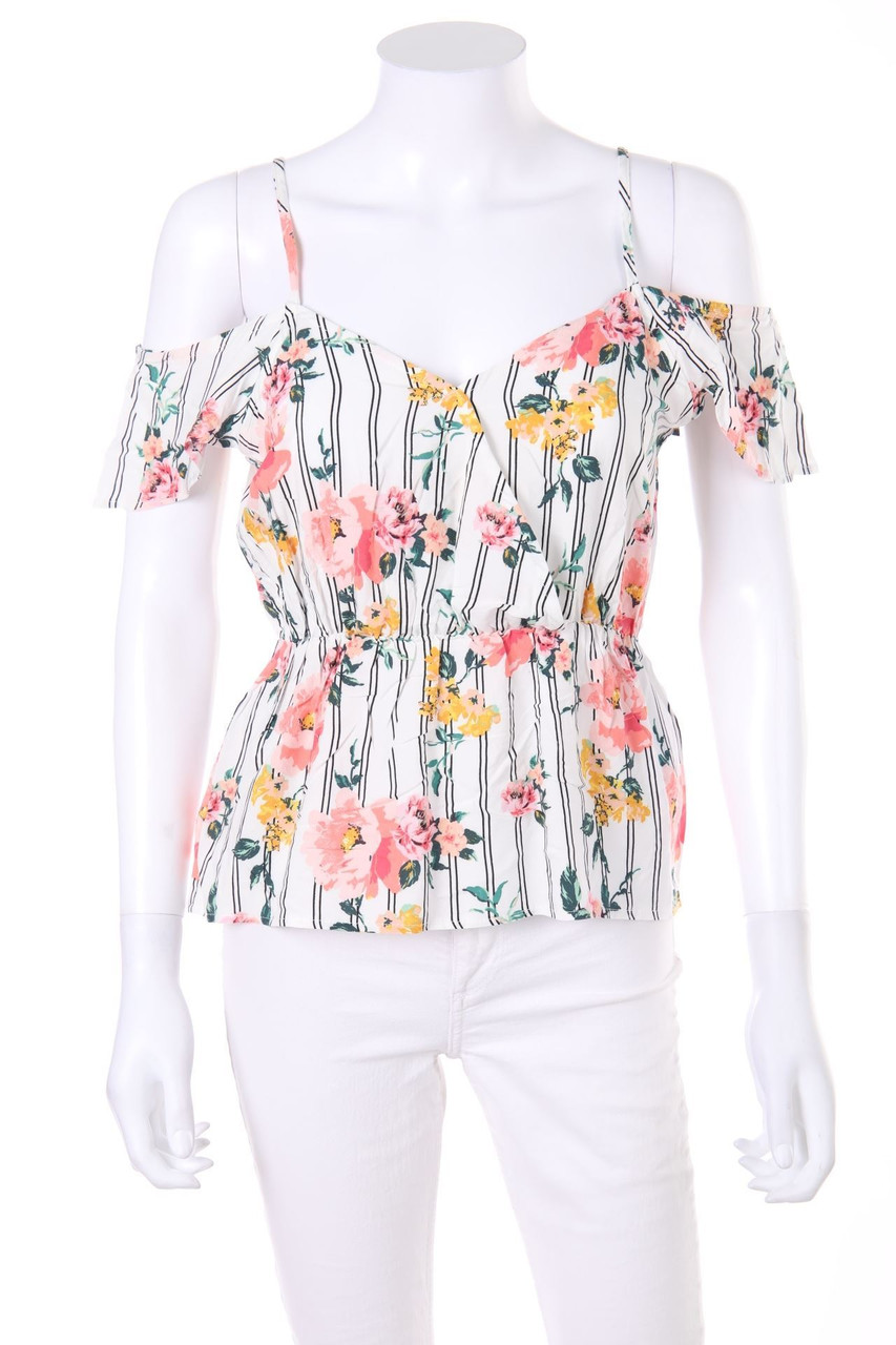 TALLY WEiJL - Blusentop mit Blumen-Print - M