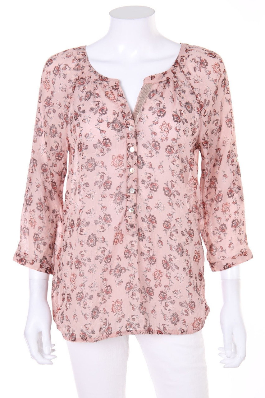 Street One - Tunika-Bluse mit floralem Muster - D 38