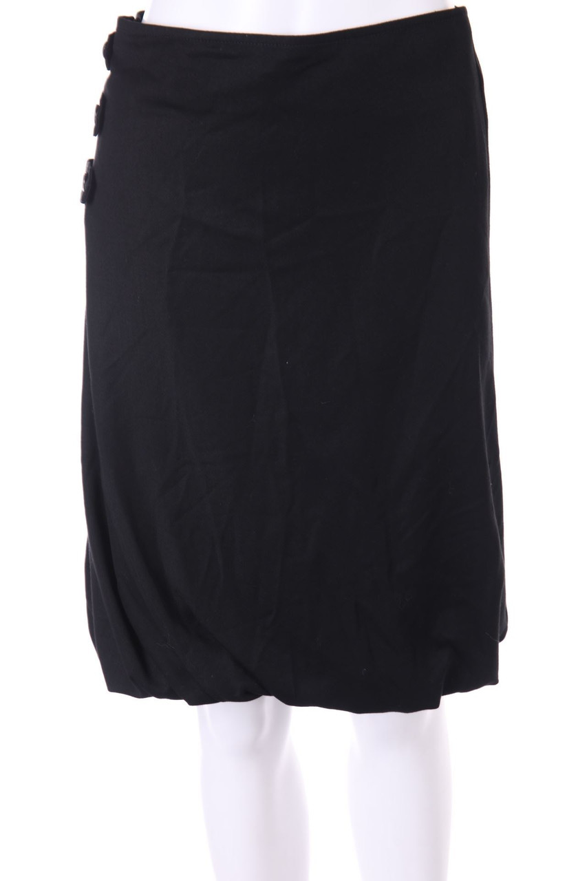 PATRIZIA PEPE - Ballon-Rock aus Woll-Mix mit Riegeln - D 36