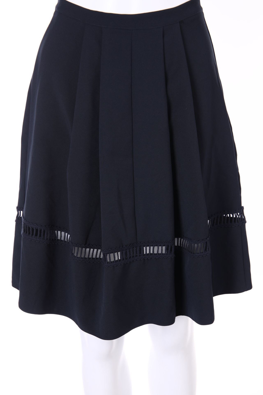RINASCIMENTO - Falten-Rock mit Spitzen-Einsatz - XS