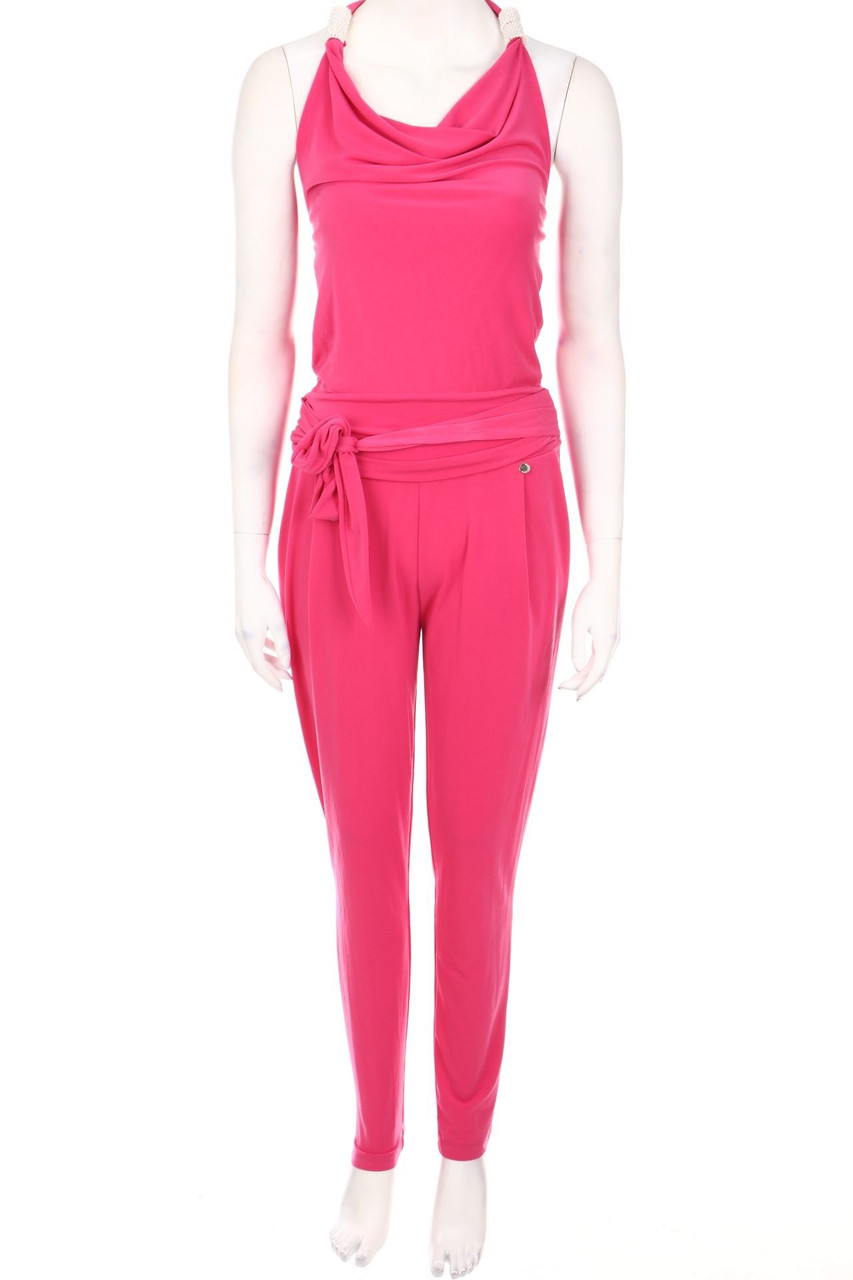 RINASCIMENTO - Neckholder-Jumpsuit mit Perlen - S