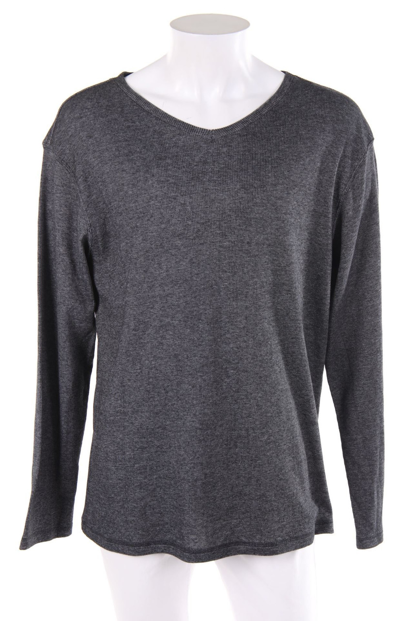 QUIKSILVER - Baumwoll-Strick-Pullover mit V-Neck - XL