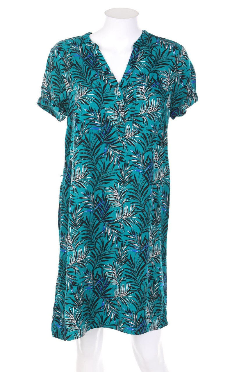 CAMAÏEU - Kleid mit Tropical Print - S