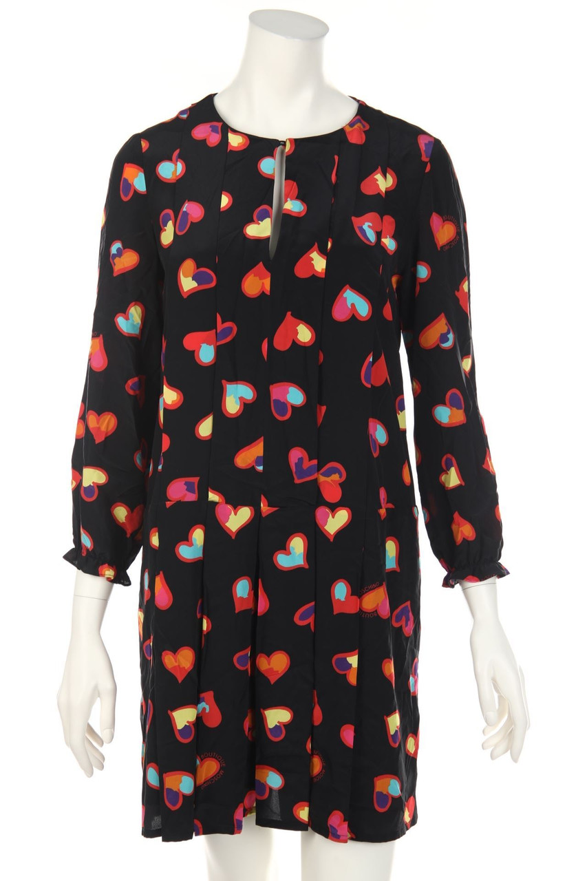 MOSCHINO BOUTIQUE - Seidenkleid mit Print - D 36