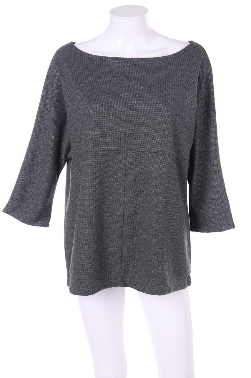 ZARA - Oversize-Glitzer-Batwing-Shirt - XS