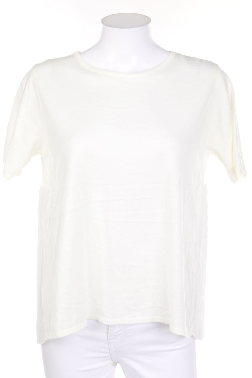 LINDEX - Strick-Pullover mit Chiffon - D 42