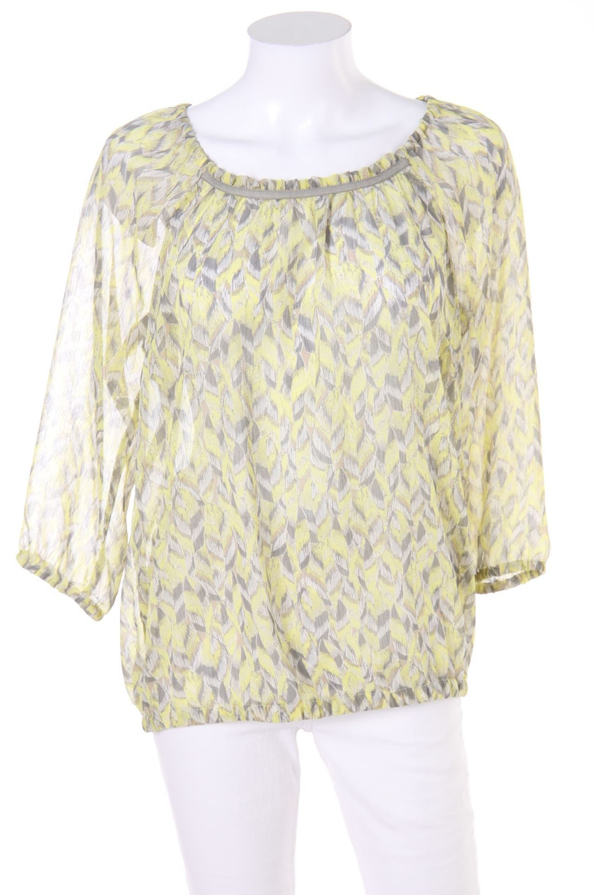 TOM TAILOR - Print-Bluse mit Gummizug - D 38