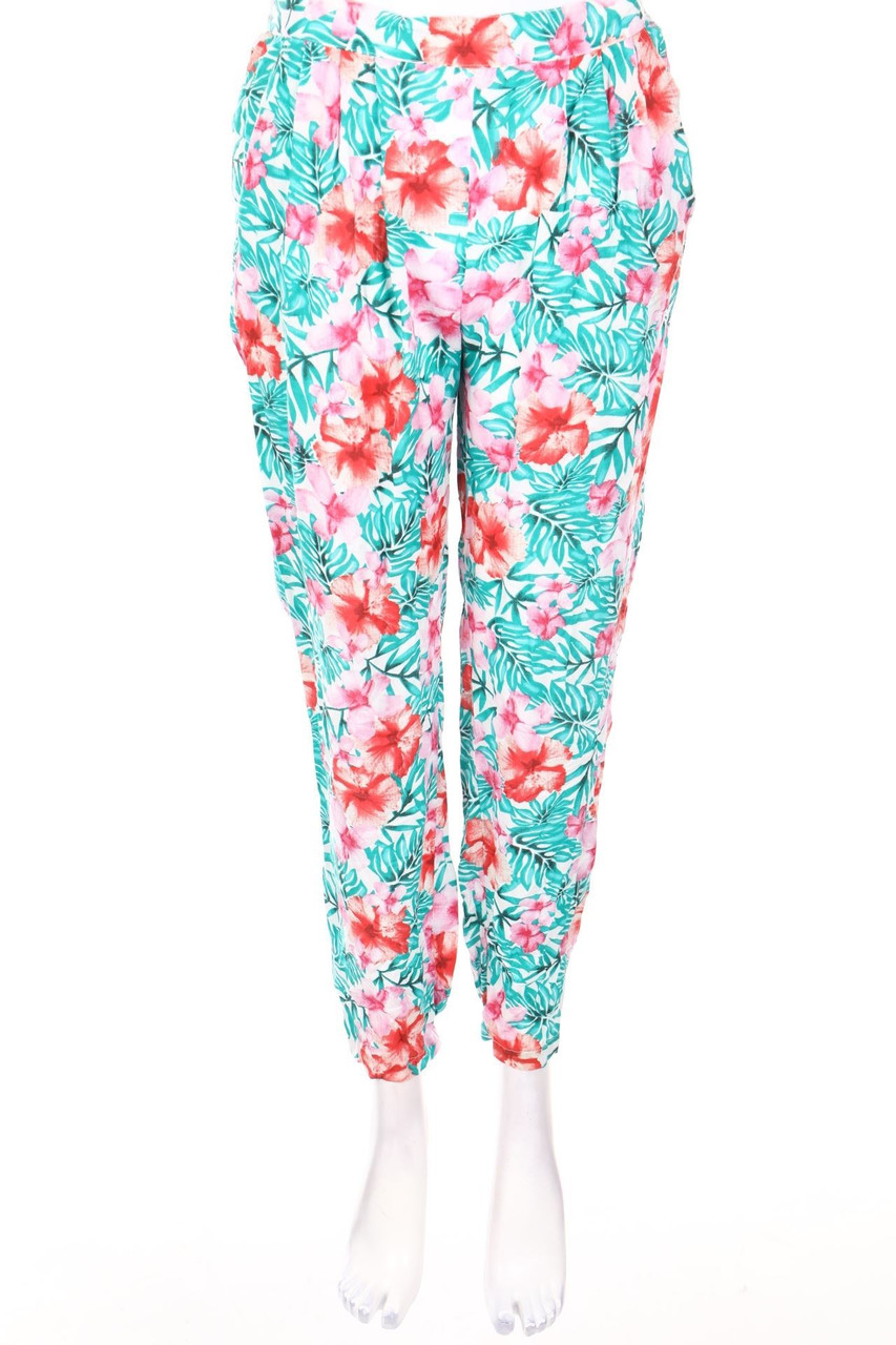 maddison - Jogger-Hose mit Tropical Print - S