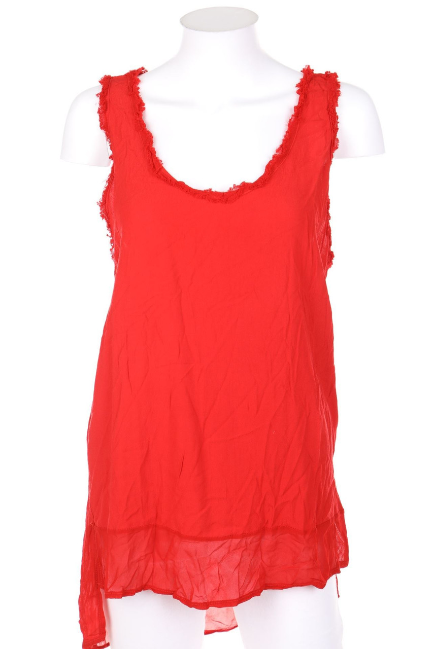 Ohne Label - Vokuhila-Blusentop - S