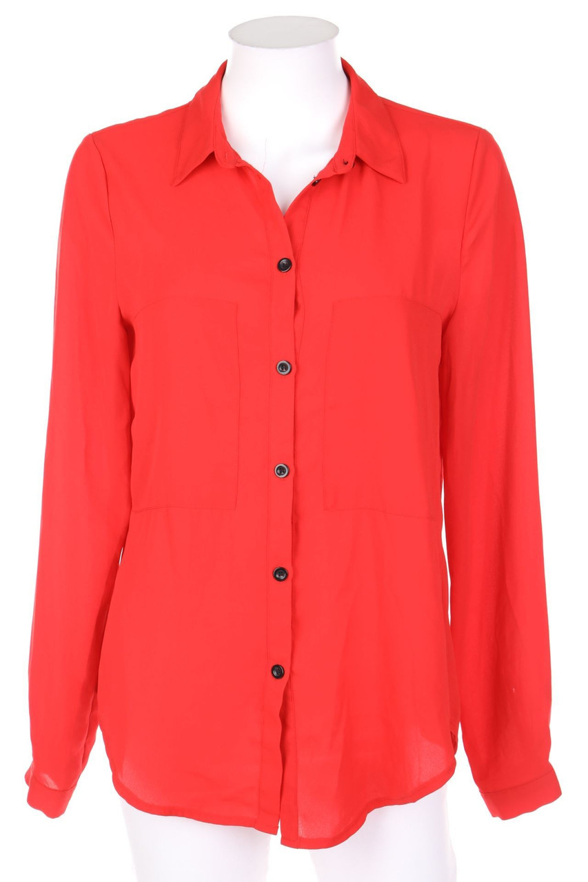 zebra - Oversize-Bluse aus Crêpe - M