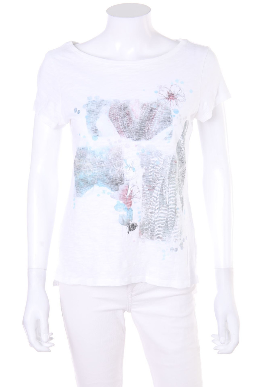 Street One - Kurzarm-Shirt mit Foto-Print - D 34