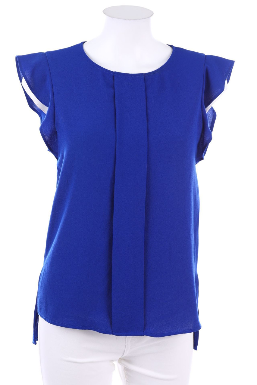 Ohne Label - Blusentop mit Volants - XS