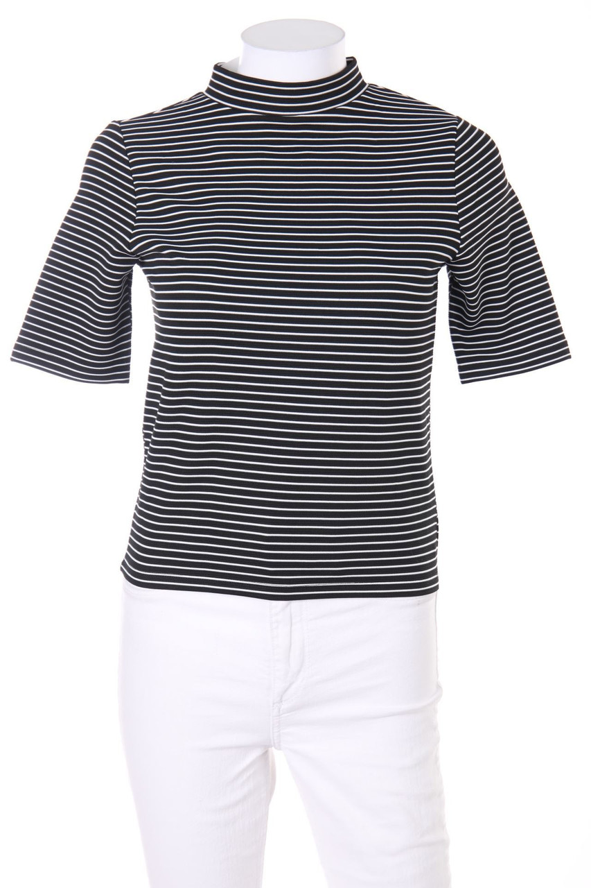 H&M DIVIDED - Kurzarm-Shirt mit Streifen - S