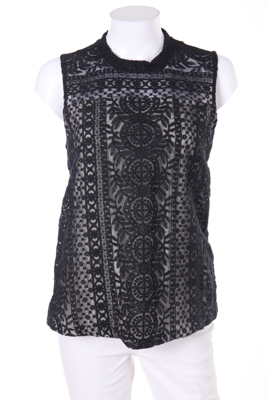 H&M - Boho-Blusentop mit Stickereien - S