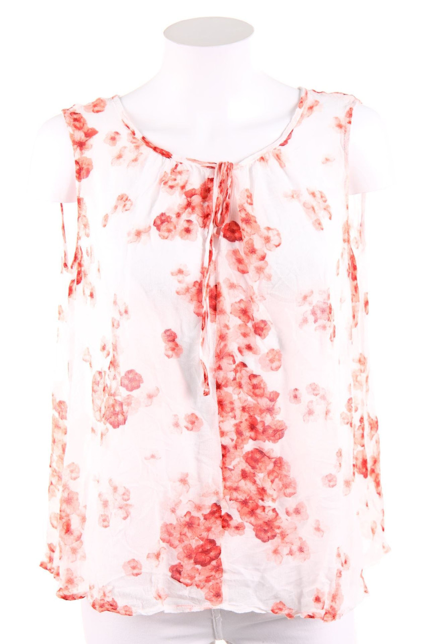 Ohne Label - Blusentop mit floralem Muster - D 42