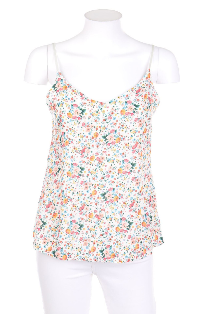 Sa´ Sa - Blusentop mit Blumen-Print - S