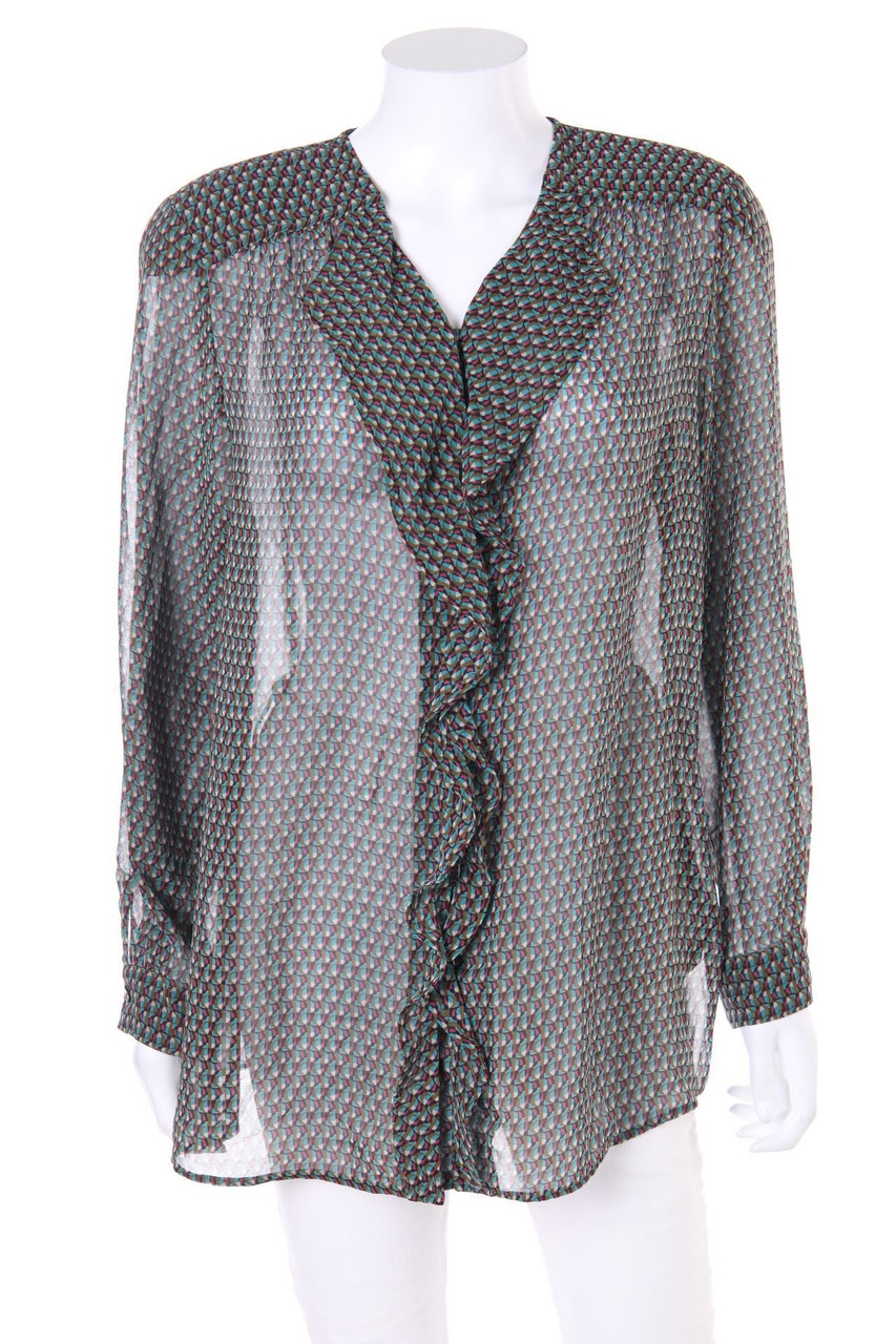 CHALOU - Bluse mit Raffungen - D 44