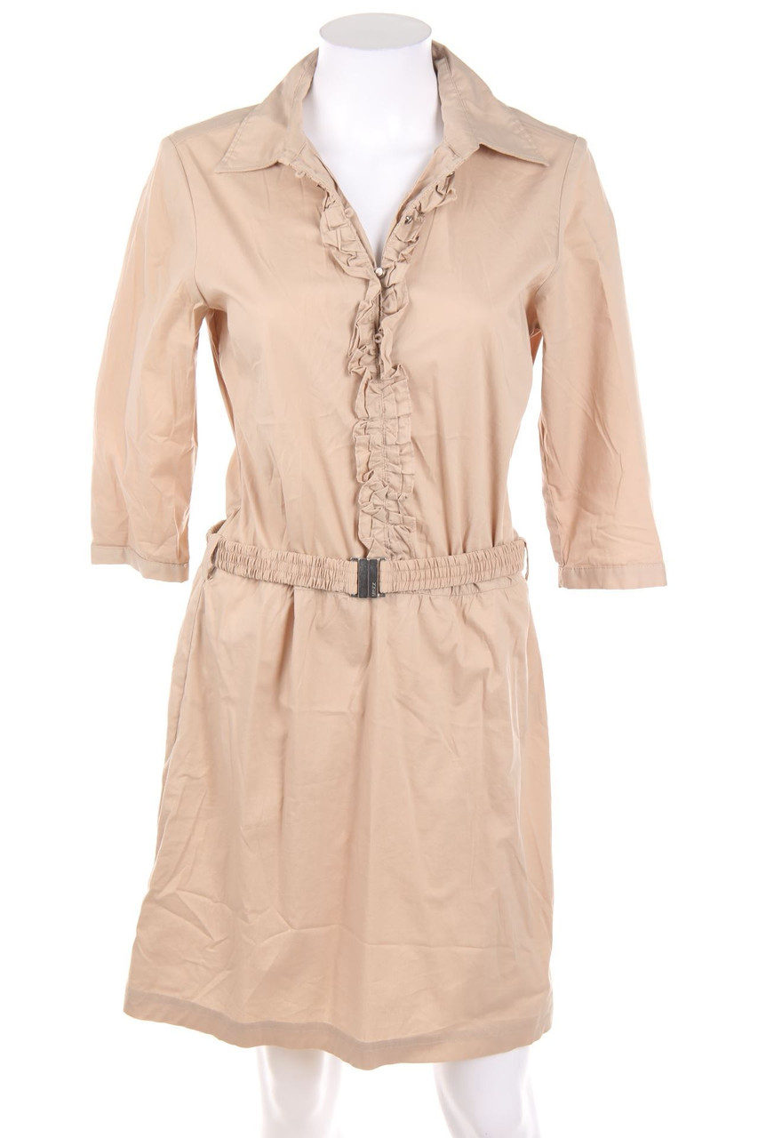 MEXX - Kleid mit Gürtel aus Baumwoll-Mix - D 36