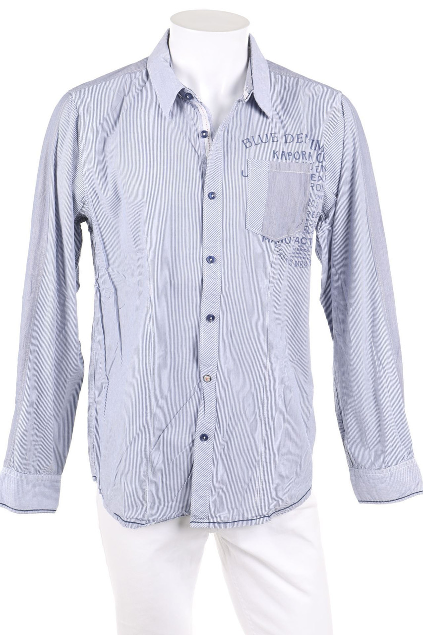 KAPORAL - gestreiftes Hemd aus Baumwolle - XL