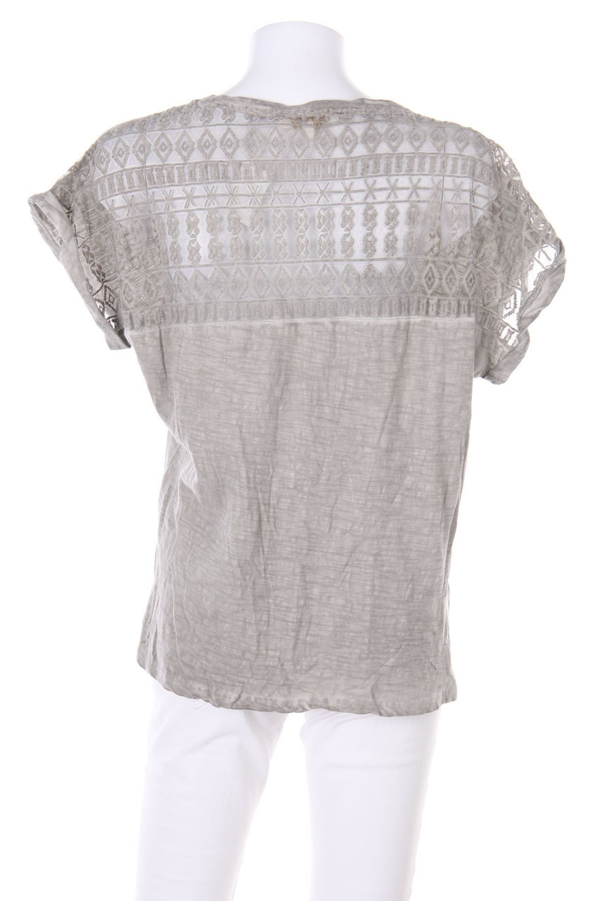 BLACKBOX - Batwing-Shirt mit Spitze - XL