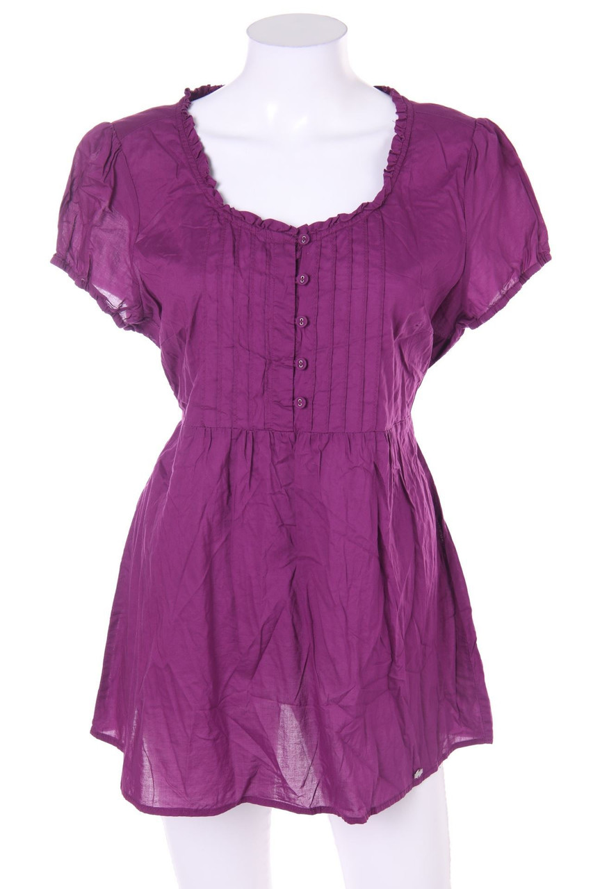 Street One - Kurzarm-Bluse mit Rüschen - D 40