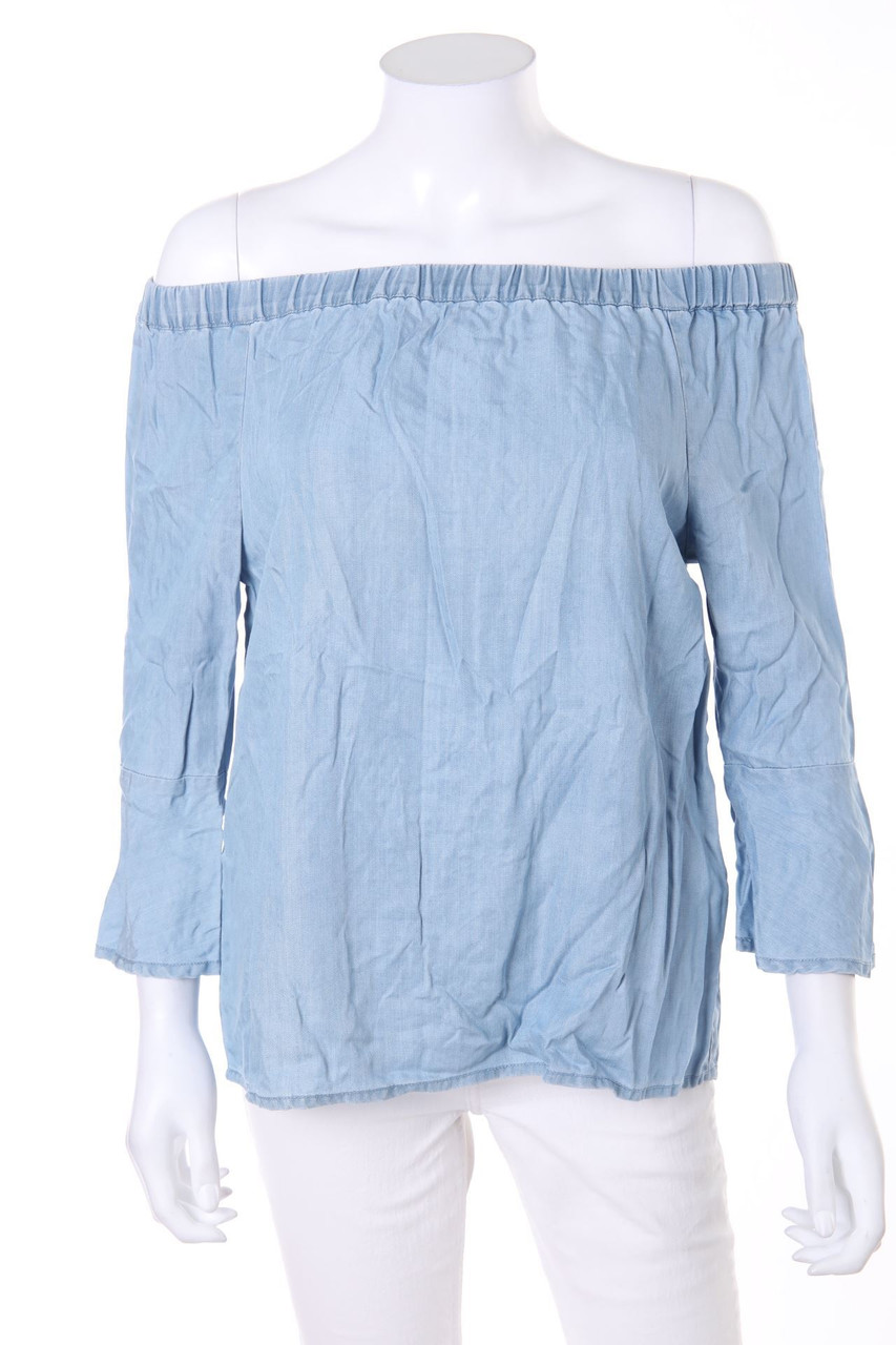 PART TWO - Denim-Carmen-Bluse - D 36