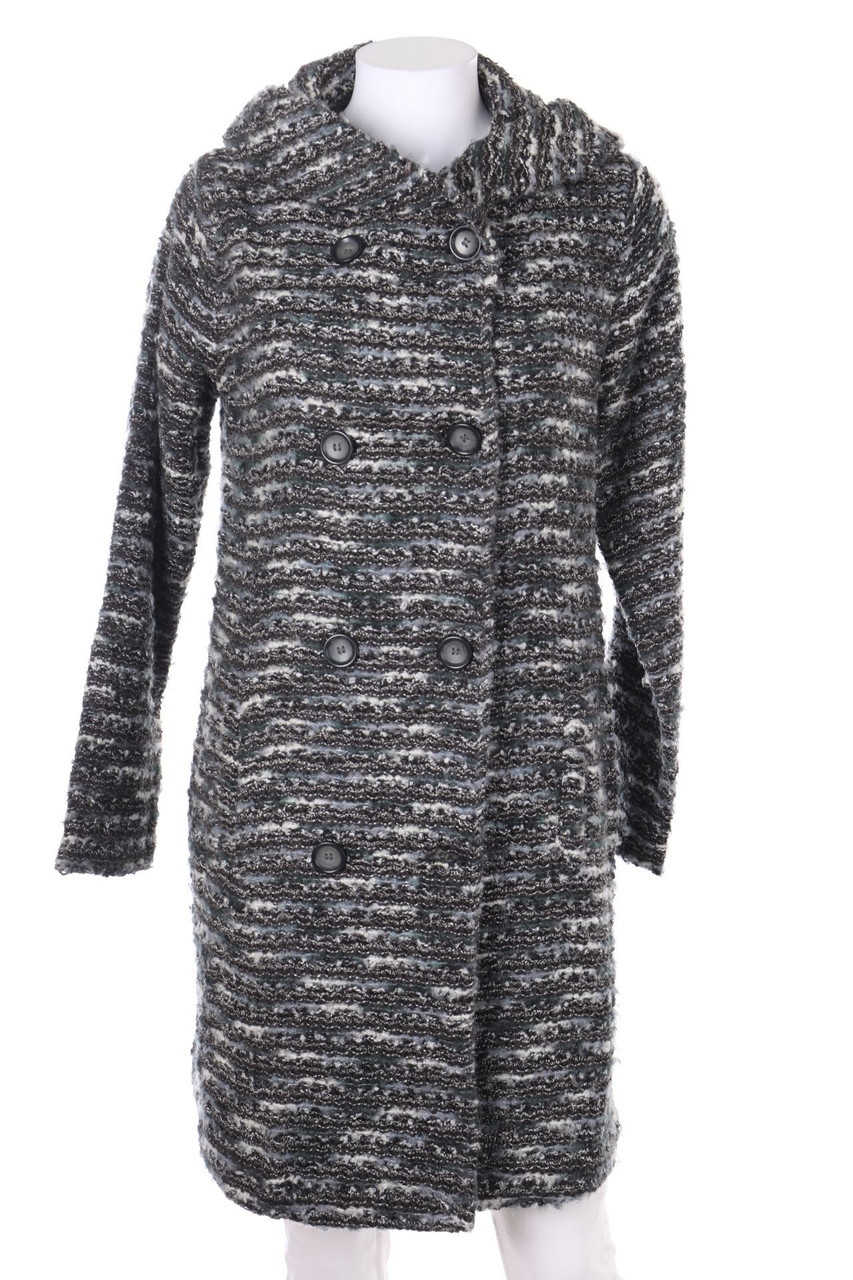 PAUL COSTELLOE - Bouclé-Mantel mit Wolle - M