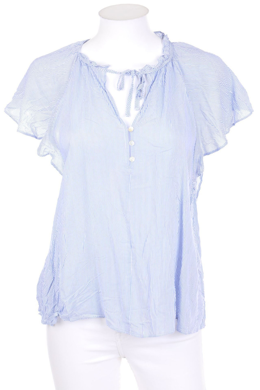 H&M - Volant-Bluse mit Streifen - D 34