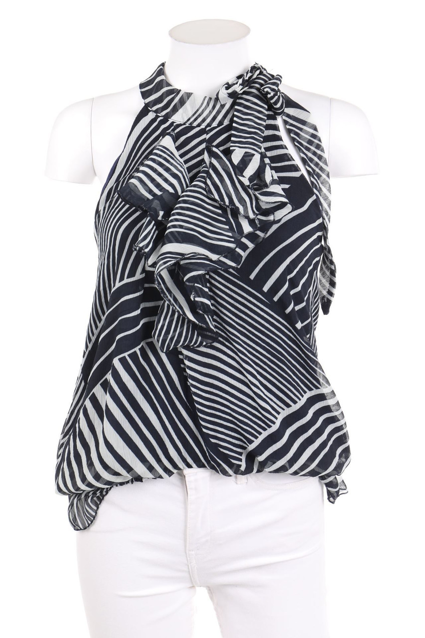 FRENCH FRY - Blusentop mit Volants - S