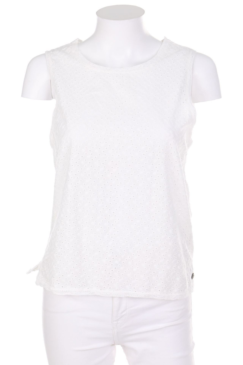 Garcia Jeans - Blusentop mit Lochspitze - S