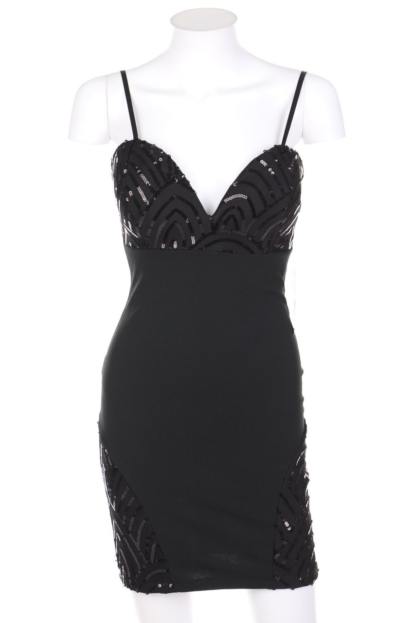 KEVIN LINE ITALY - Party-Kleid mit Pailletten aus Lochspitze - D 34