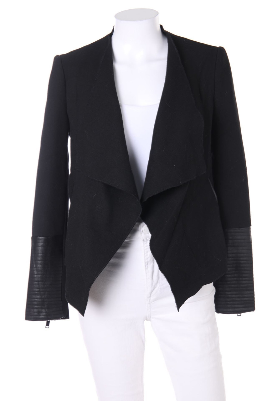 Zara Trafaluc Outerwear Collection - Blazer mit Kunstleder-Details - XS
