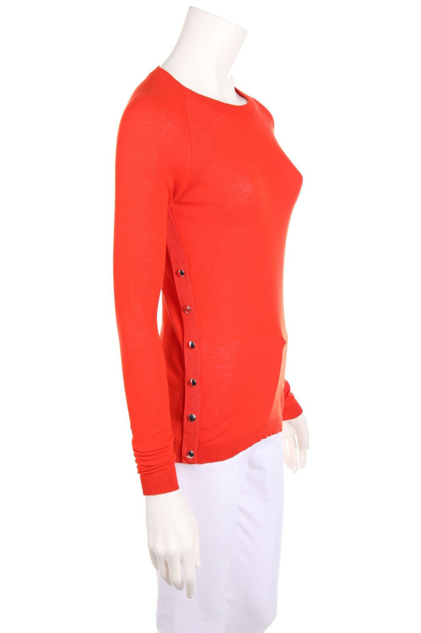 SPORTMAX CODE - Baumwoll-Pullover mit Schmuckstein-Applikation - S