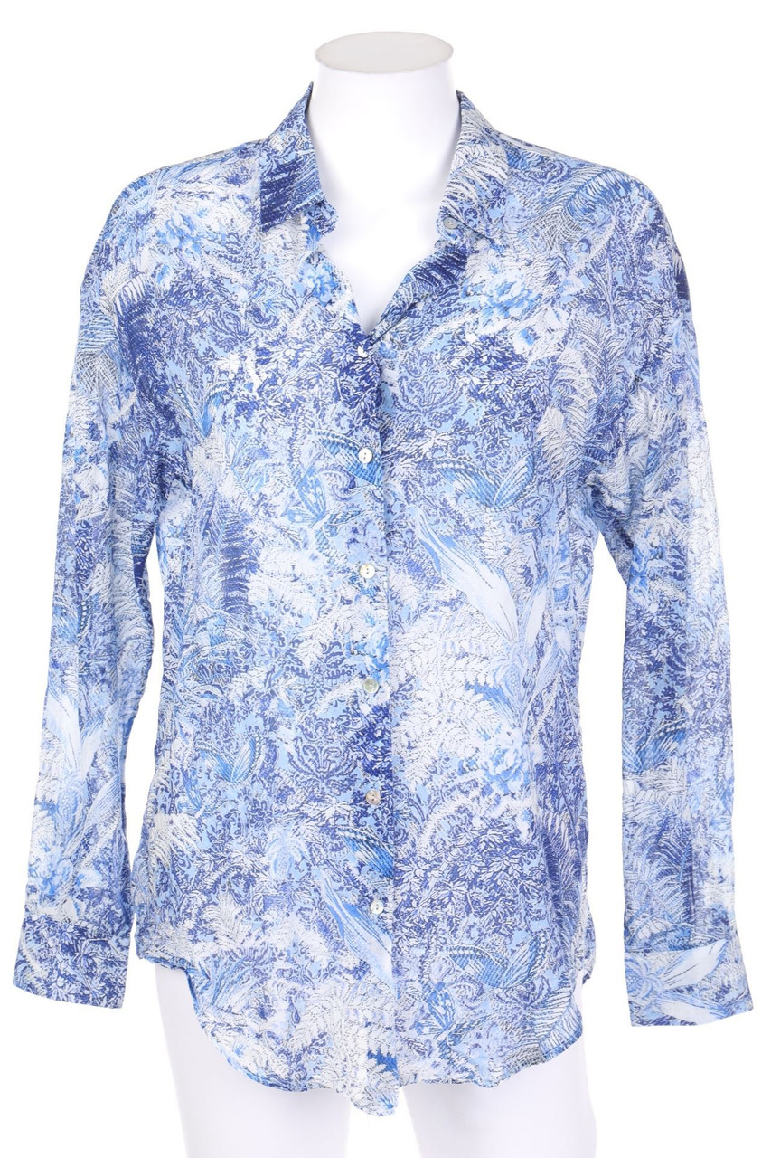 MANGO COLLECTION - Hemd-Bluse mit floralem Muster - S