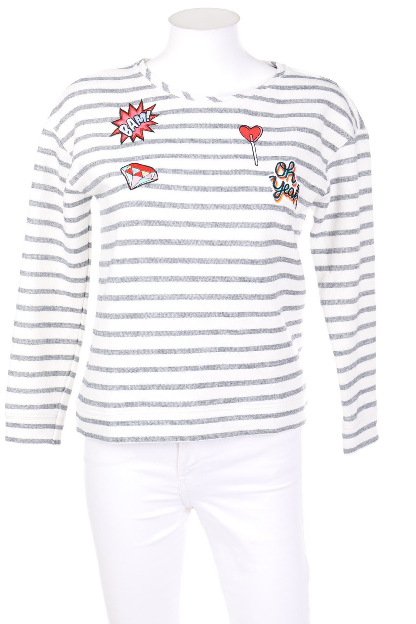 ESPRIT - Strick-Pullover mit Patches - XS