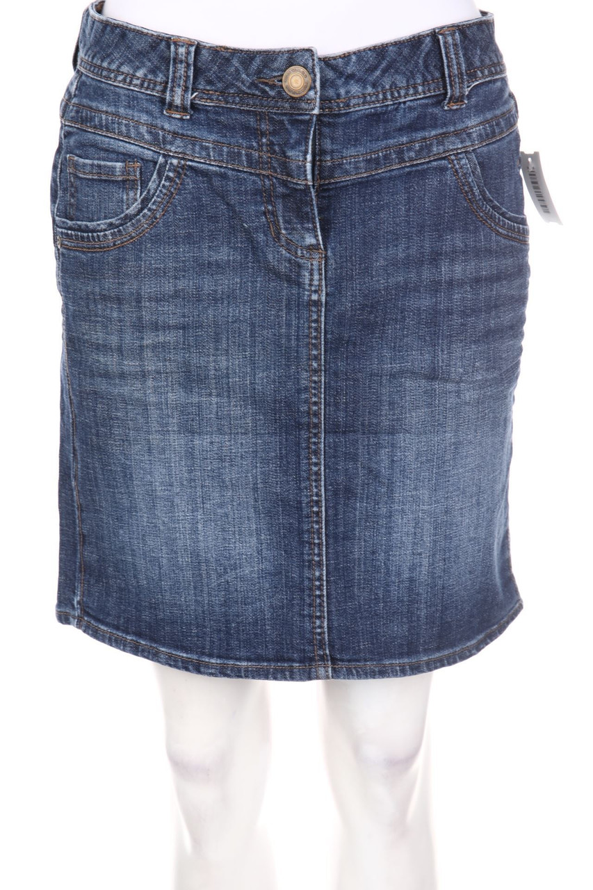 TOM TAILOR - Mini-Jeansrock im Used Look - D 36